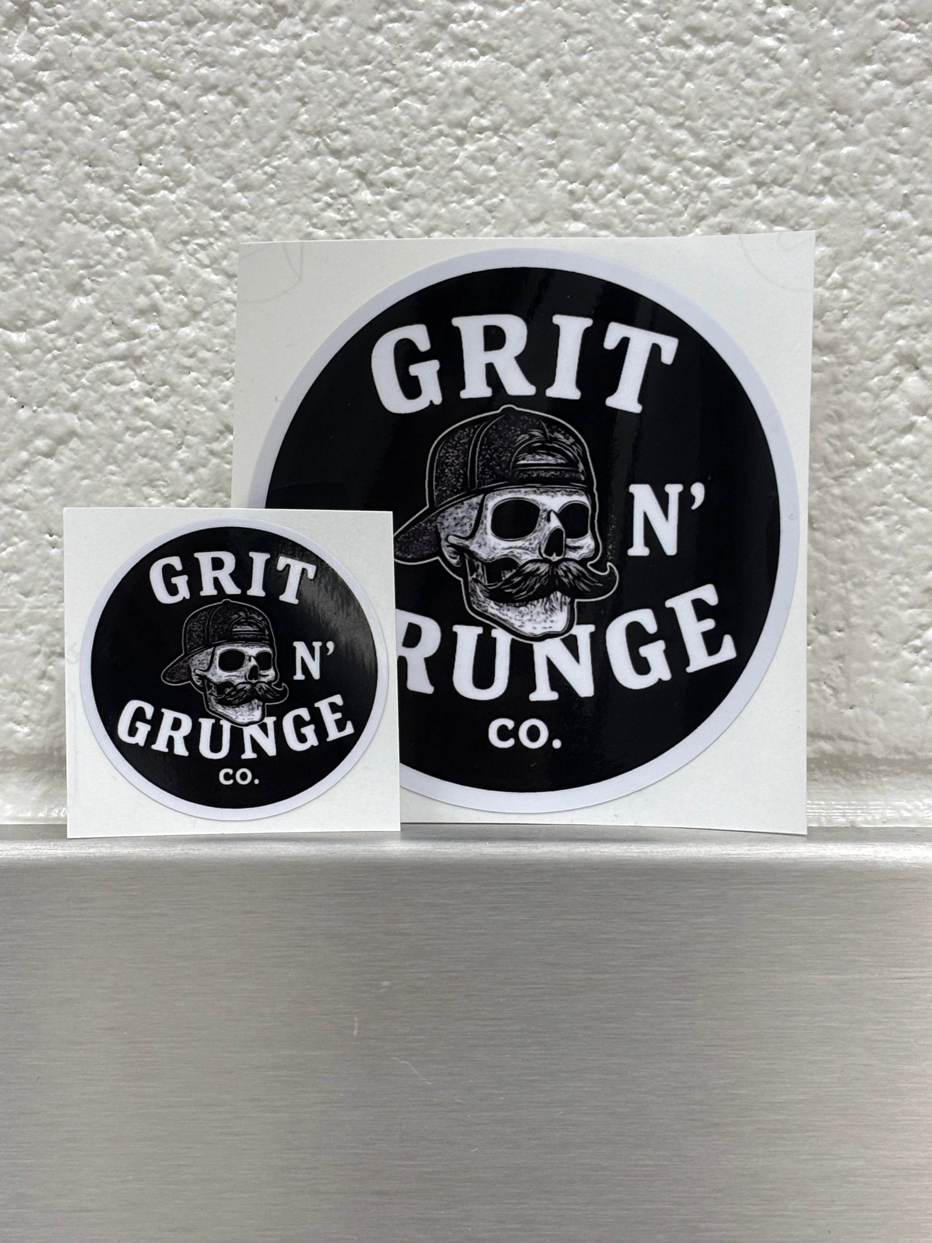 2” Grit N’ Grunge Decal